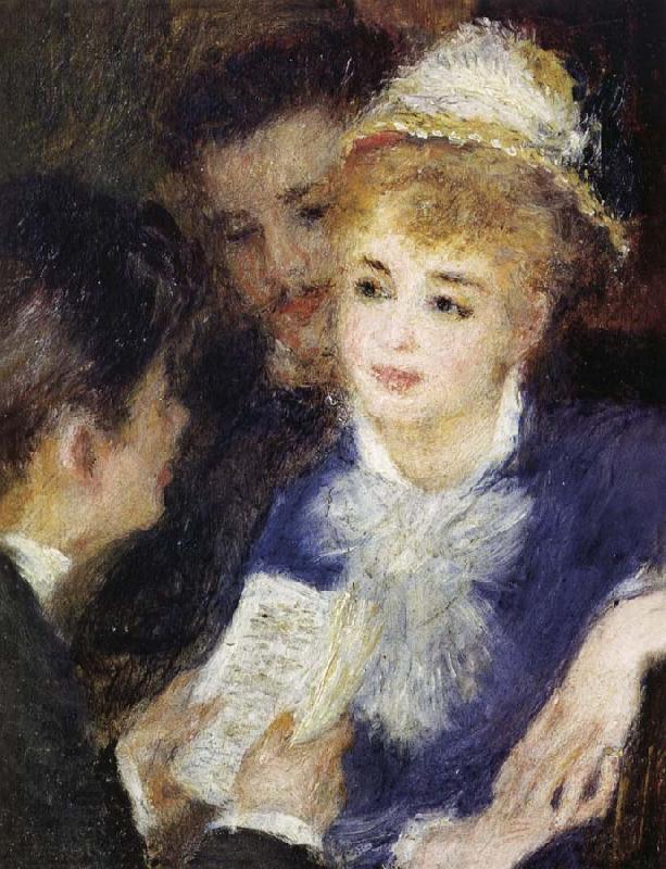 Pierre Renoir Reading the Part oil painting picture